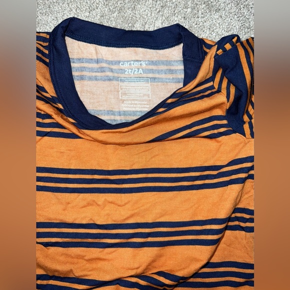 Carters Toddler Striped Pajama Set - Picture 3 of 6